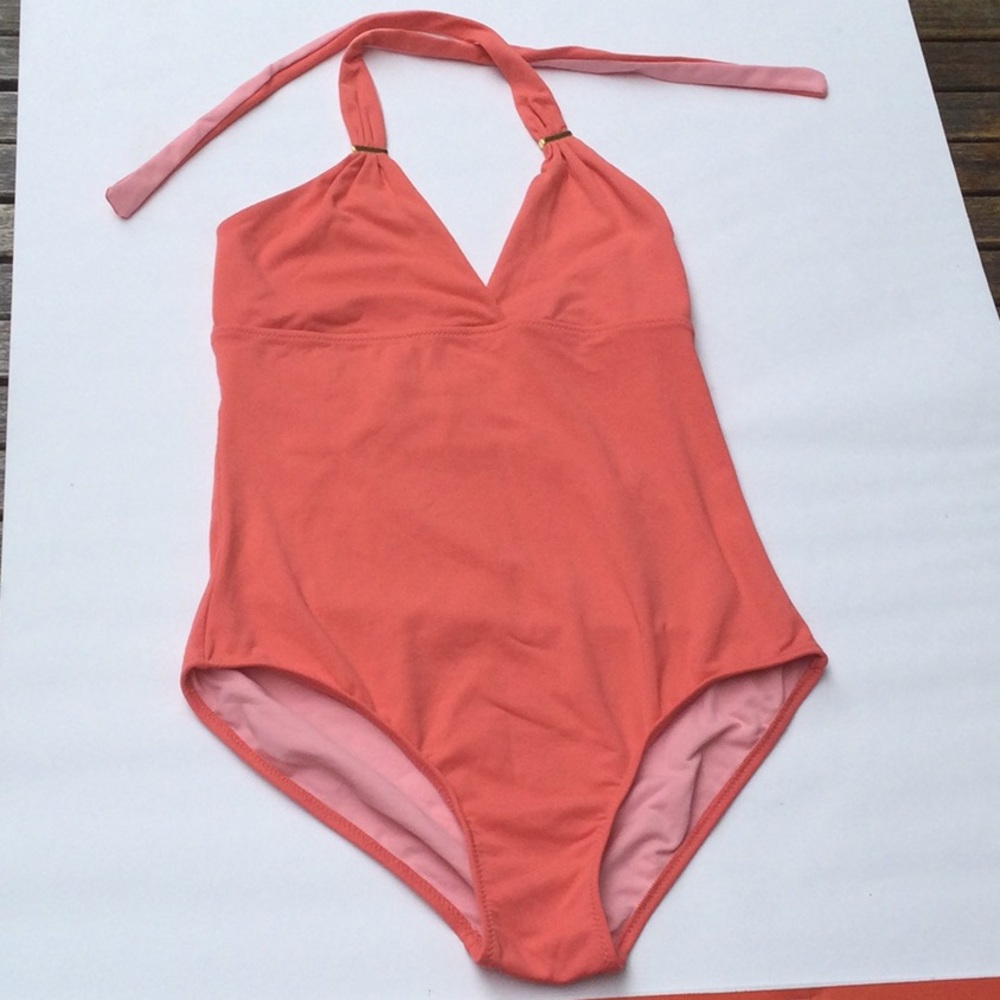 Like new pink/peach colored one piece swim suit